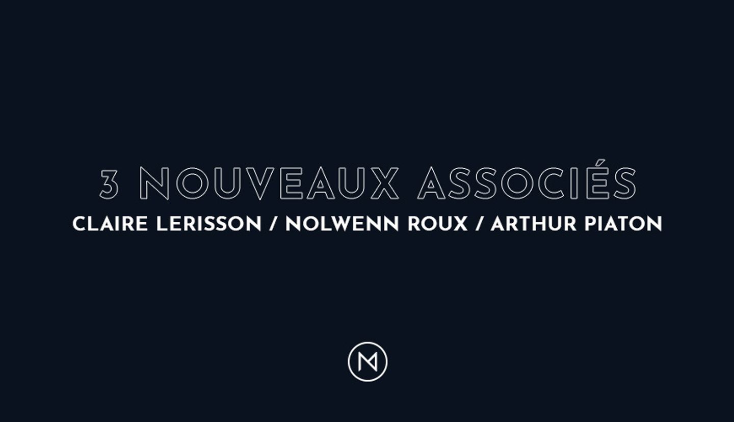 3 nouveaux associés pour l'agence Monet + Associés