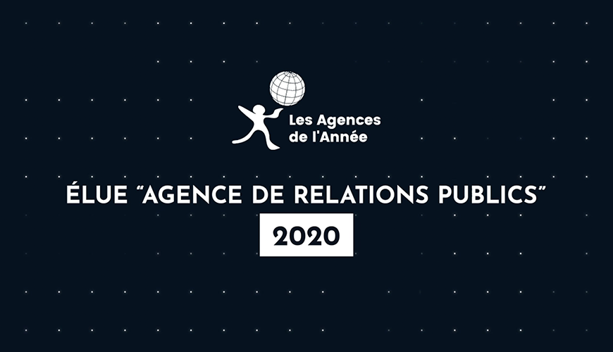MONET + ASSOCIÉS élue agence de Relations Publics de l'année 2020